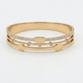 Imperial Arc Diamond Bangle – Gold Prestige Edition