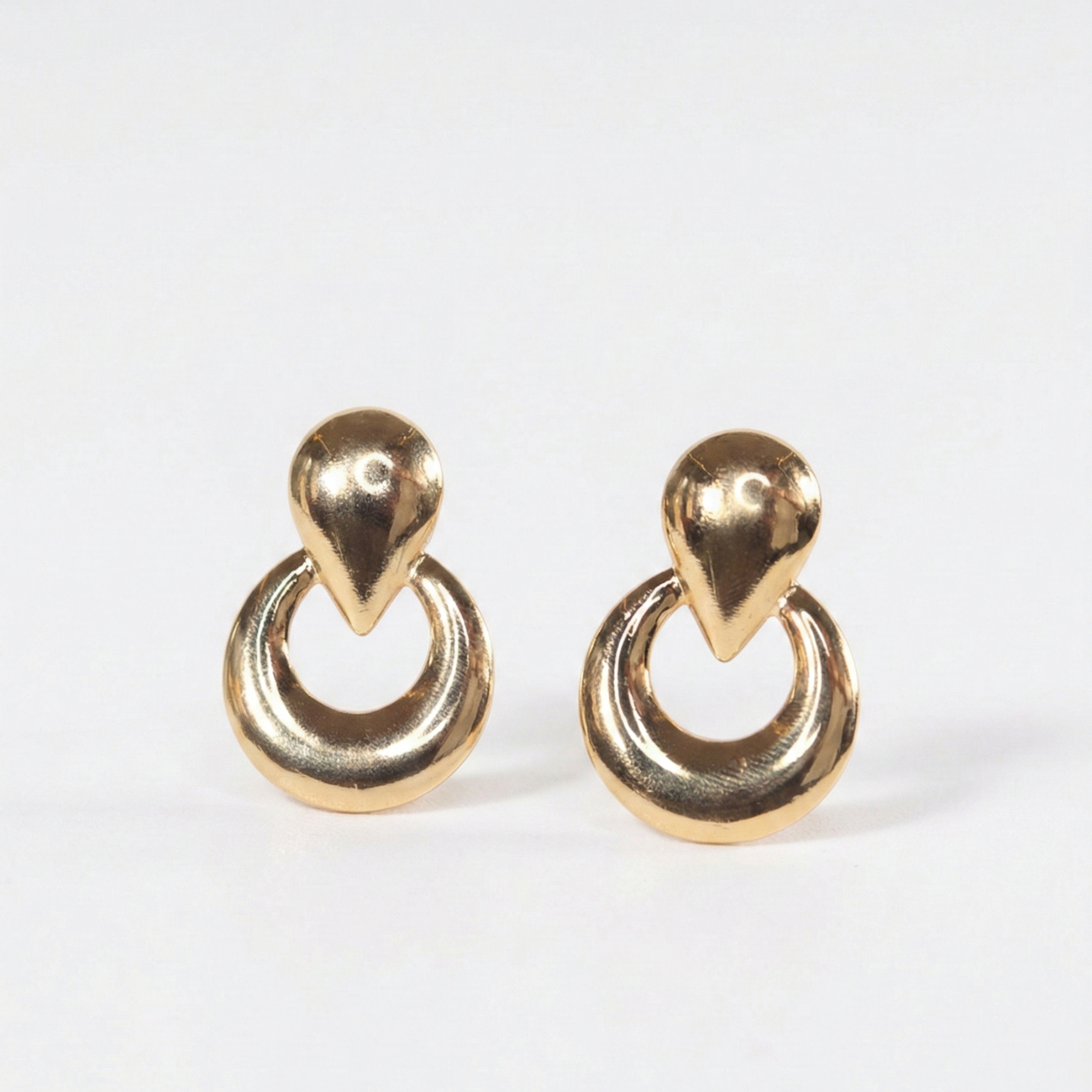 Luxe Drop Hoop Earring