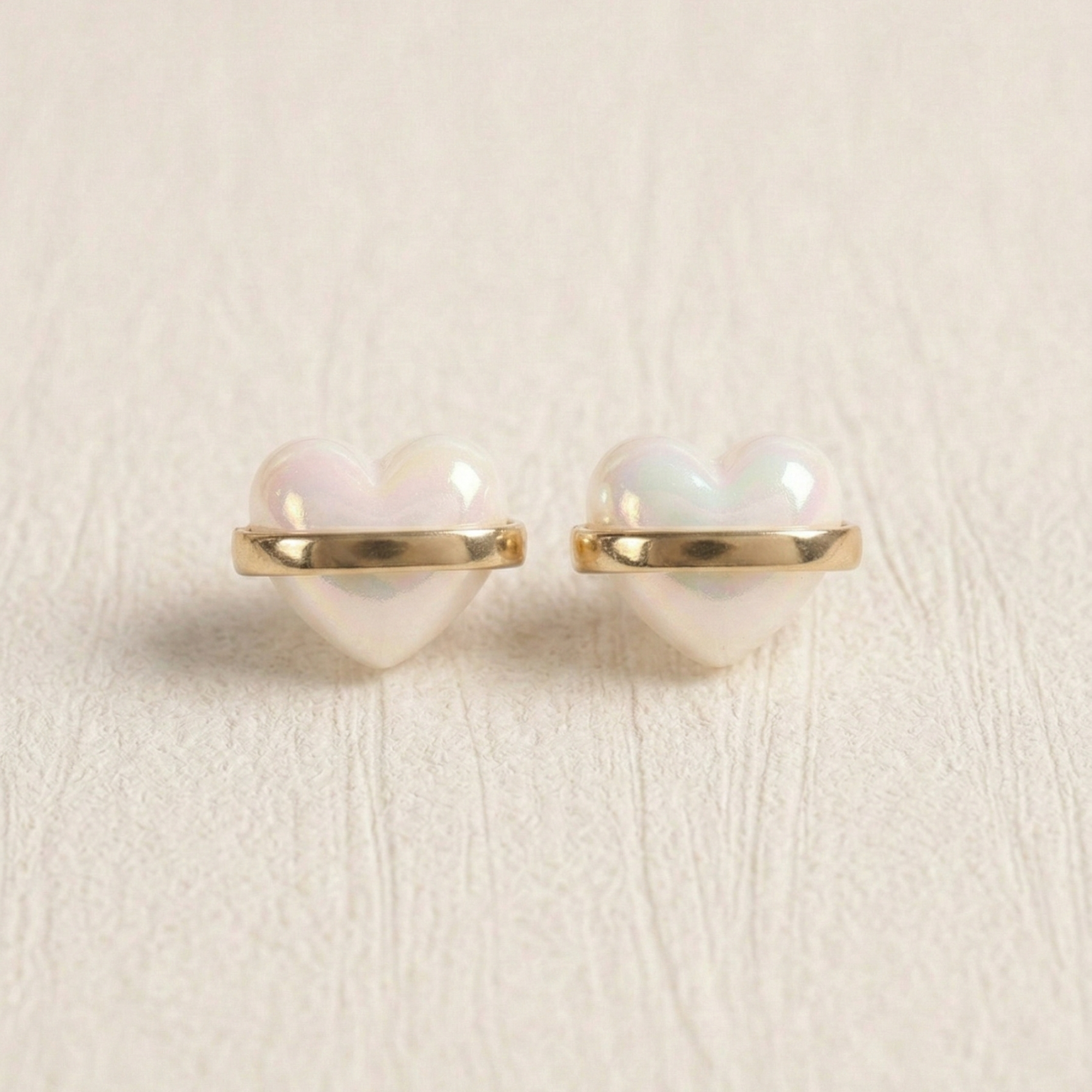Celeste Heart Pearl Earring