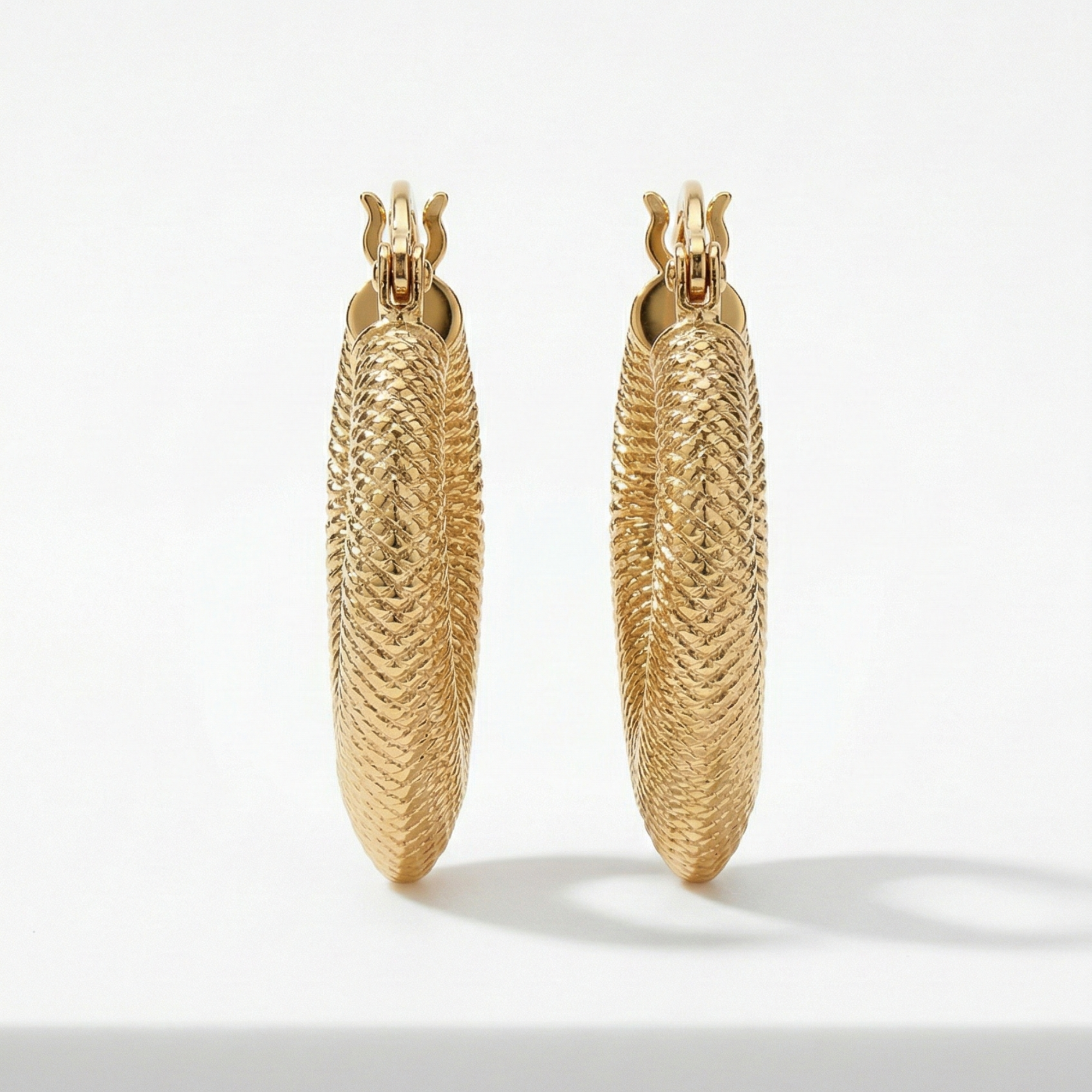 Velora Textured Gold Earrings – Luxe Statement Edition
