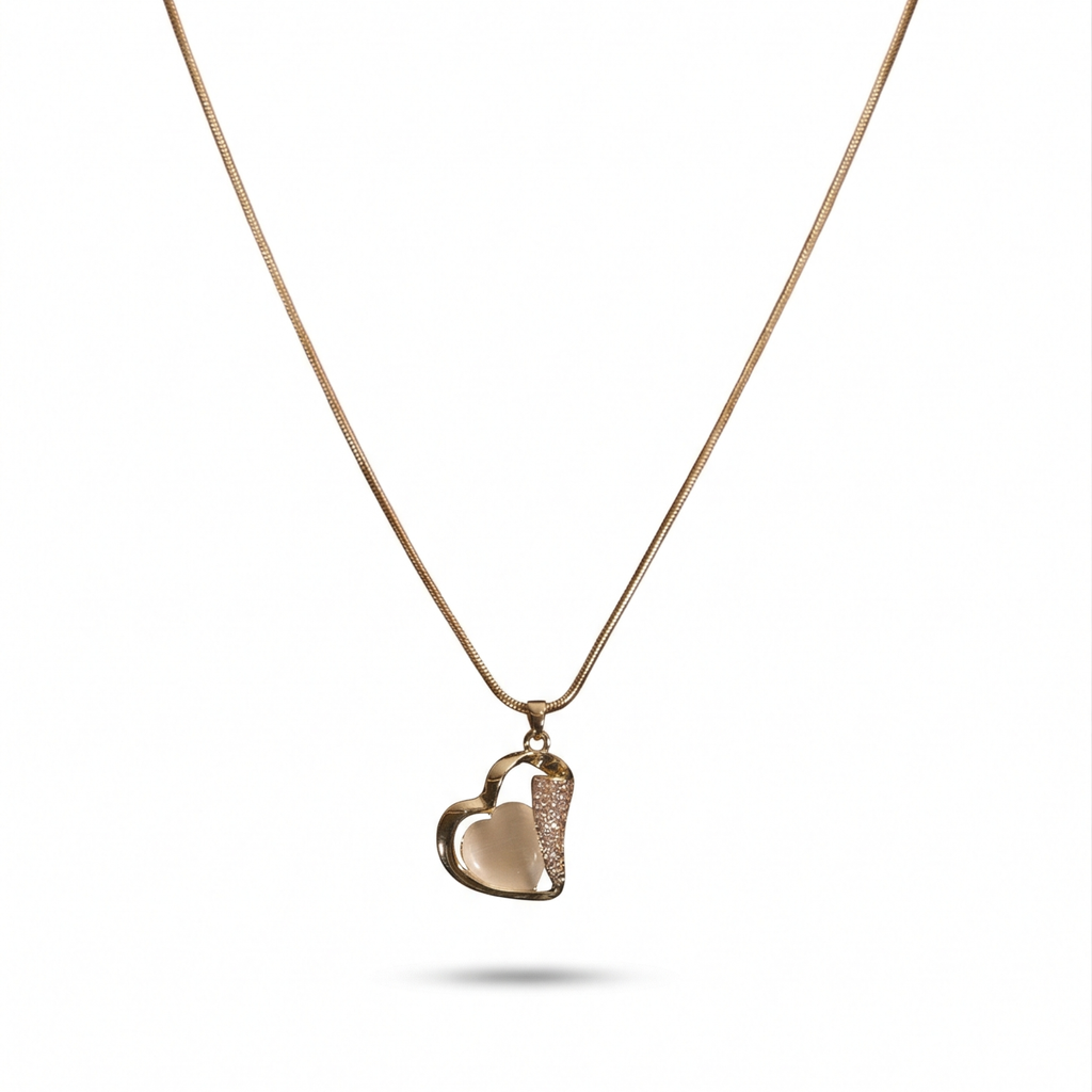 Elegant Heart Pendant Necklace