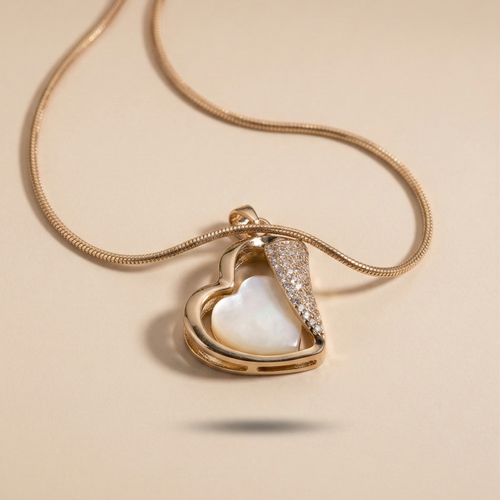 Elegant Heart Pendant Necklace