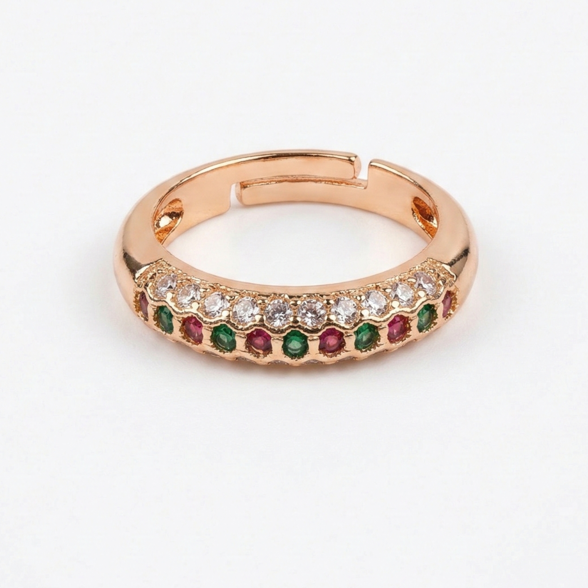 Royal Gemstone Adjustable Ring